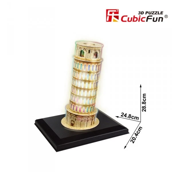 CubicFun 3D Puzzle - PISA TOWER ITALY - L502H - Image 2 of 4