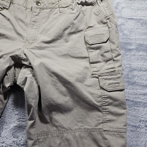 511 Pantalones Tácticos Mujer 20 Beige Bolsillos Carga Trabajo Algodón Lona Pantalón 64358 - Imagen 6 de 13