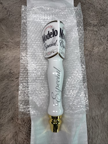 Modelo Especial Cerveza Topper Logo Bier Zapfhahn Griff 10 3/4" hoch Kunststoff -A2