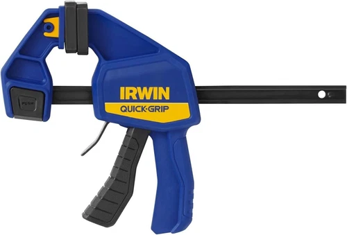 IRWIN QUICK-GRIP Medium Duty One-Handed Bar Clamp / Spreader, 6" / 150mm, T506Q