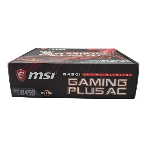 MSI B450I GAMING PLUS AC Motherboard Mini-ITX AMD AM4 Socket DDR4 - Picture 6 of 7