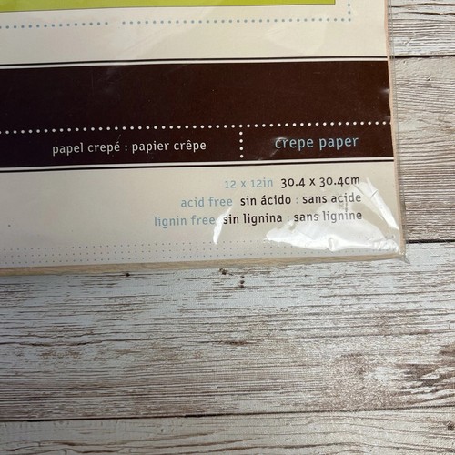 2er Set Martha Stewart Handwerk Krepppapier 12 Blatt - Neu in Verpackung - Bild 3 von 6