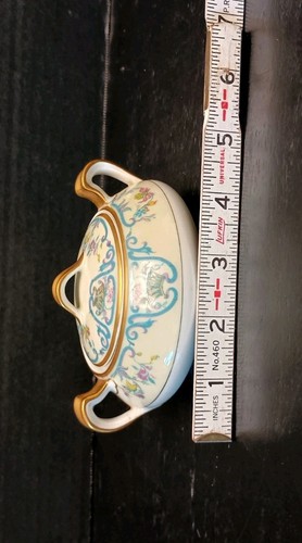 Antique Early 1900s Noinville Haviland Limoges Porcelain Sugar Bowl & Lid MINT - Picture 16 of 16