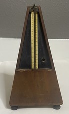 Vintage, Wittner brand mechanical metronome. 1800 s German Taktell series. Key