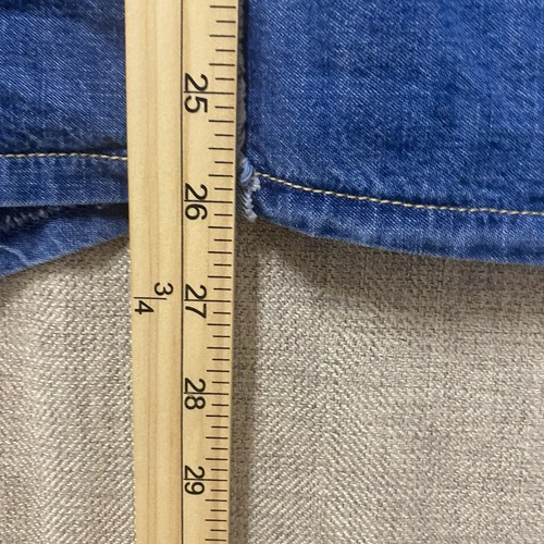 We the Free Summer Love Chambray Oversize Henley Bluse Top Blau Damen Gr. S - Bild 10 von 10