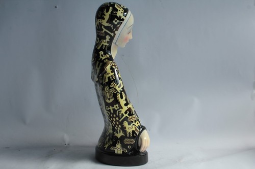 LENCI Madonna céramique Italie Art déco (59031) - Picture 8 of 11