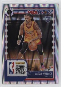 2023 NBA Hoops Premium Stock Rising Stars Seismic Prizm Cason Wallace Rookie RC