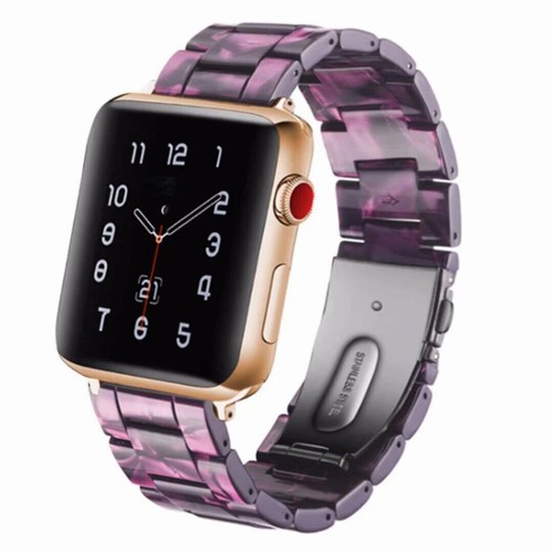 Pulsera con correa de eslabones de resina para Apple Watch 10 9 8 7 6 SE 40/44/41/45/42/46mm - Imagen 9 de 34