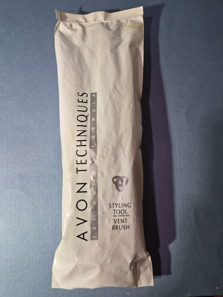 "De colección 1997 Avon Techniques Herramienta de peinado Ventilación Cepillo de pelo 8,5"" Nuevo en paquete" Foto 2 de 3