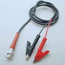 Miniature High Voltage​ MHV Male to 2x 59mm Alligator Clip RG58 cable 1~16FT