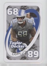 2024 Uno Fandom NFL Detroit Lions Silver Taylor Decker #68