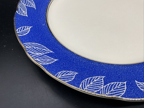 4 Vtg Coalport England “Cardinal” Blue Dinner Plates 10 1/2” - Picture 8 of 10