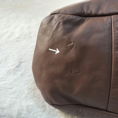 Max Mara Weekend Kaya Leather Tote Bag Brown Soft Frame Clasp Purse Used - Picture 11 of 14