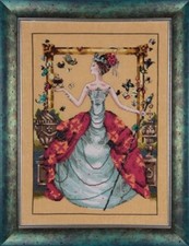 Queen Mariposa MD133 by Mirabilia cross stitch pattern