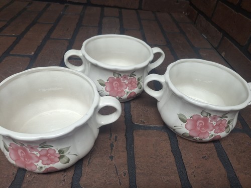 3 Cottagecore Gibson Designs Rosa Roseland Suppentasse Vintage Geschirr - Bild 4 von 4