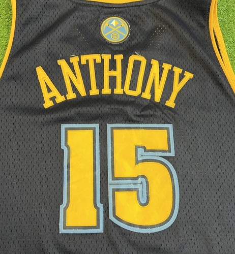 Denver Nuggets Basketball Jersey Carmelo Anthony Adidas Size XXL Blue Authentic - Picture 6 of 6