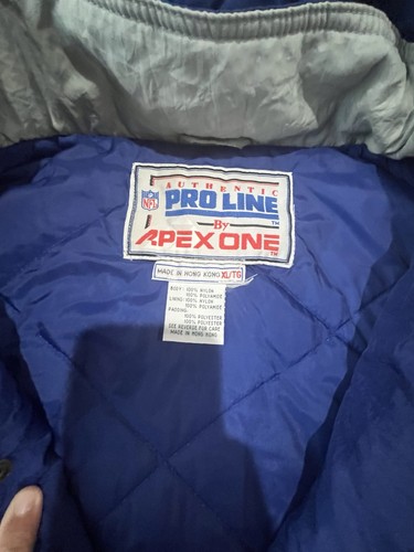 Vintage Apex One Proline Dallas Cowboys Pullover Hooded Coat Jacket XL - Picture 5 of 7