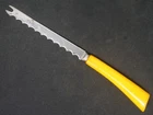 Vintage UK Butterscotch Bakelite Handle Bar/Utility Knife Fork Tip. 4 1/2" Blade