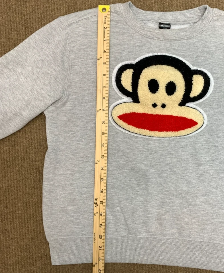Paul Frank Sweatshirt Womens M Julius Monkey Long Sleeve Relaxed Y2K Pullover - Image 4 of 4