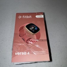 Fitbit - Versa 4 Fitness Smartwatch - Copper Rose FB523RGRW-US / OPEN BOX