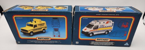 Matchbox Super Kings K-144 Land Rover  Road Maint & K-169 Ford Transit Ambulance - Picture 3 of 7