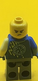 LEGO Ninjago Jay Skybound Minifigure Blue Ninja njo199 Silver Arm 70601 70605