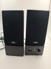 Cyber Acoustics CA-2016 2.0 Speaker System Black - USB Powered- New - Open Box