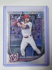 2025 Bowman Dylan Crews Mega Box RC Refractor Rookie #42 Nationals