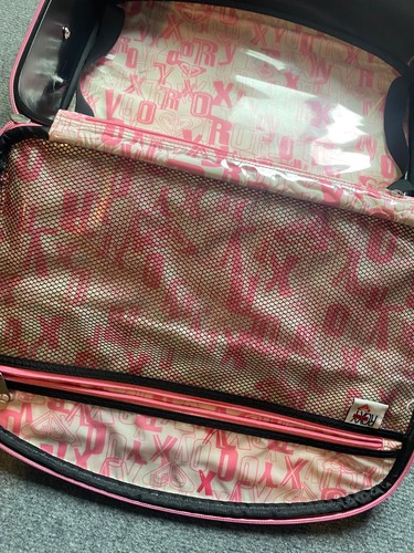 Vintage Roxy Quicksilver  Pink Floral Travel Suitcase Luggage Y2k 90s - Picture 10 of 12