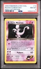 2000 POKEMON GYM CHALLENGE HOLO-1ST EDITION #14 ROCKET'S MEWTWO PSA 8