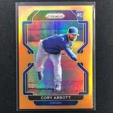 2022 Prizm Cory Abbott Tier Ii Rookie Neon Orange /100
