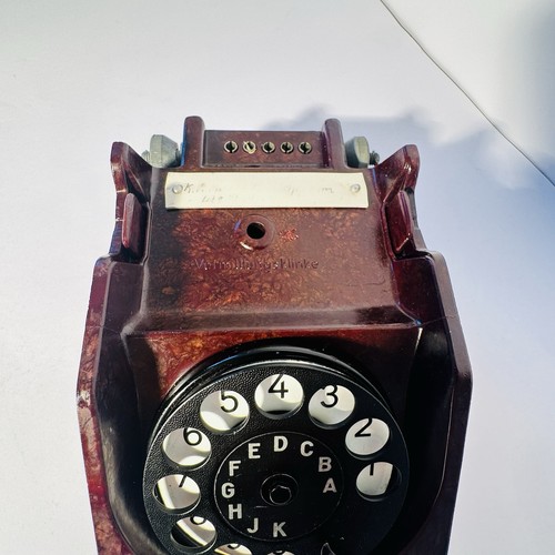 Telefono da Campo Bachelite Vintage Wehrmacht Amtsanschliesser 33 Germany ‘40 - Picture 22 of 24