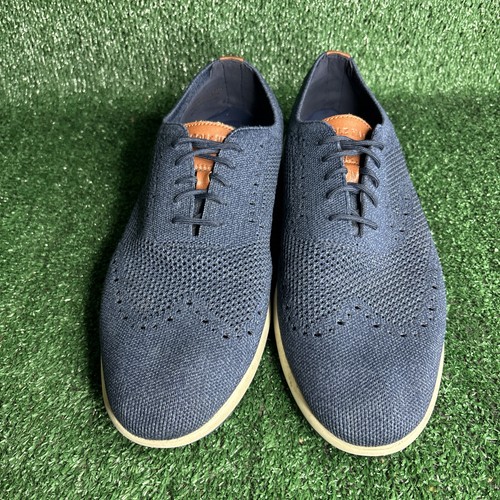 Cole Haan Herren Größe 13 Marineblau Budapester Leger Elegant Schuhe C33768 - Bild 2 von 14