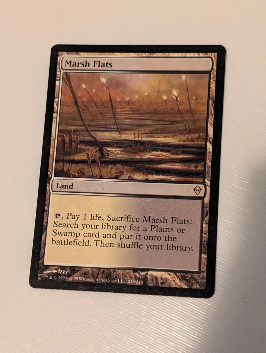 Marsh Flats Magic: The Gathering Wizards of the Coast Rare