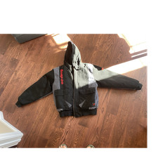 Snap-on Men s Hooded Full Zip Lined Work Jacket Large