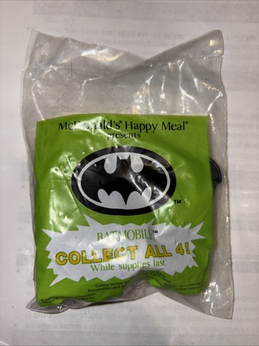Batimóvil McDonald's Happy Meal Batman 1991 nuevo en paquete - Imagen 1 de 2