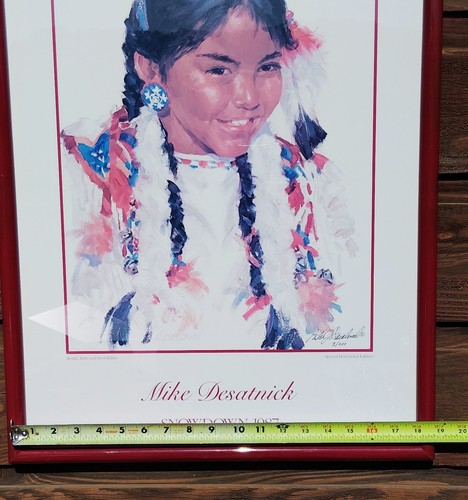 Stampa d'epoca Mike Desatnick Snowdown 1987 firmata n.1/200 Durango Colorado - Foto 7 di 15