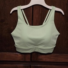Avia Sports Bra Women's Size XL Mojito Mint High Impact Strappy Molded Cup