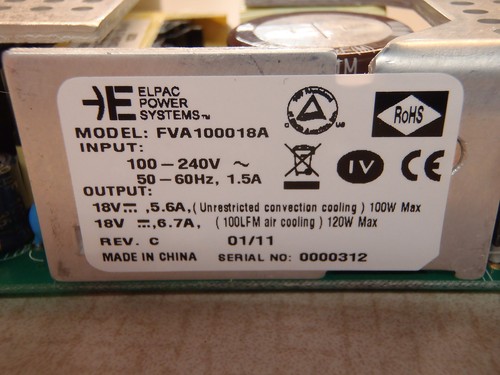 FVA100018A Elpac Power Supply - Picture 4 of 6