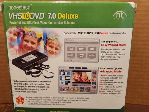 Honestech VHS to DVD/Blu-Ray - 7.0 Deluxe- Video Conversion Solution USB Windows - Picture 3 of 7