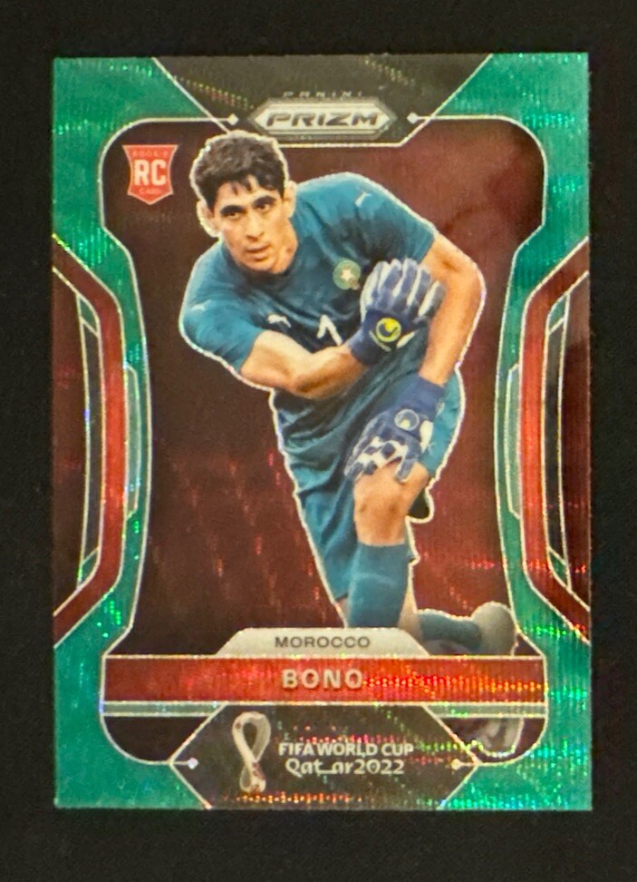 2022 Prizm FIFA World Cup Qatar Bono RC FMRF Green Wave Prizm Card #238