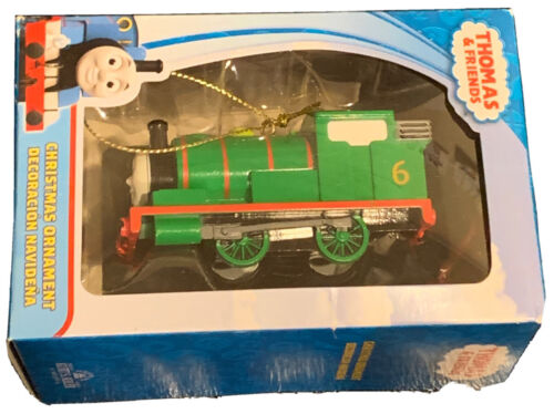 Thomas and Friends PERCY Green #6 Holiday Christmas Ornament KURT ADLER 2013 NEW - Picture 2 of 4