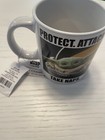 NWT Baby Yoda Coffee Mug Cup Protect Attack Take Naps 20oz White New Star Wars
