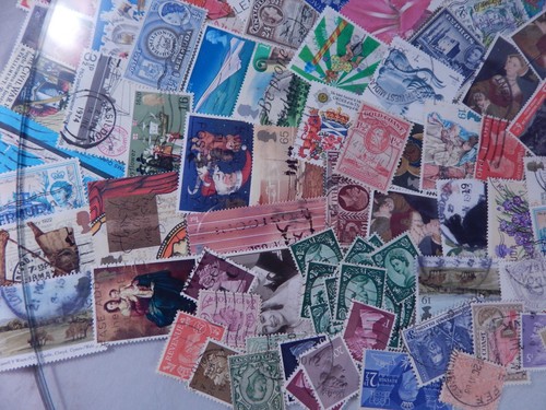 GREAT BRITAIN STAMPS Lot Collection YOU GET PHOTOS ALL 300 UK United Kingdom - Imagen 6 de 11