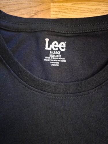 Lee Men's Short Sleeve Logo Graphic Crew Neck T-Shirt Sizes XL - Picture 3 of 3