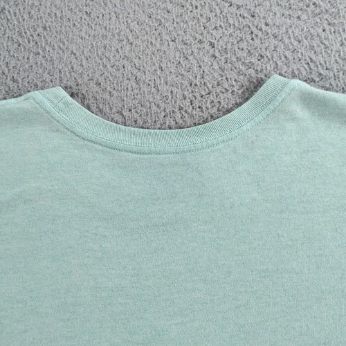 Patagonia Shirt Mens Medium Blue Regular Fit Short Sleeve Crew Neck Spellout Tee - Picture 4 of 17