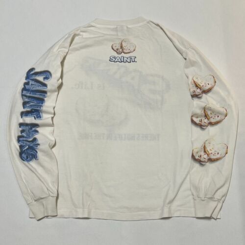 Saint Michael Saint Is Life Theres No Life In The Fire Cookies Long Sleeve Shirt - Picture 2 of 9