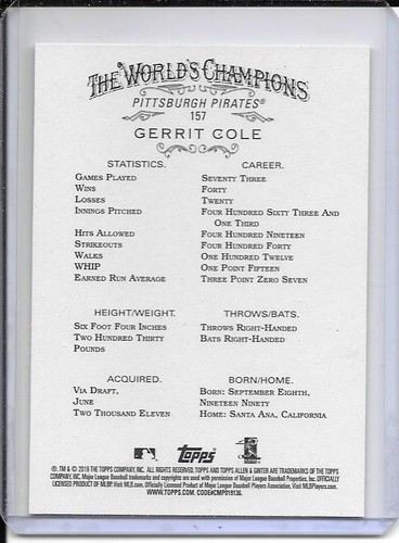 2016 Topps ALLEN & GINTER..You Pick From List 1-175 - Picture 311 of 347