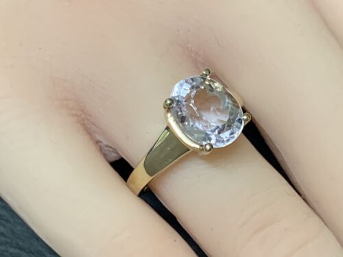Anillo de oro Kunzit 375er Harry Ivens talla 57 - Imagen 7 de 11
