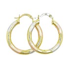 Gold Hoop Yellow Gold Filled Fashion Earrings
